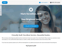 Tablet Screenshot of markvermilliondds.com